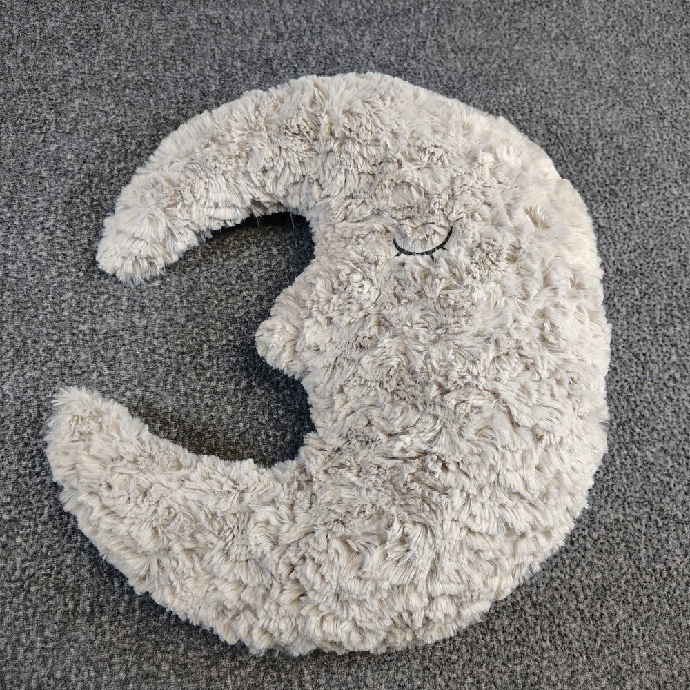 Hobby Lobby Sleeping Half Moon Shaped Pillow Nursery Bed Plush Discontinued HTF